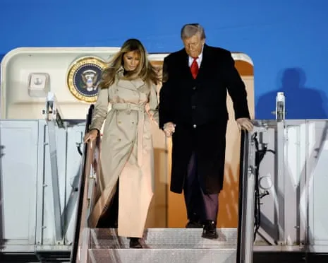 The US President Set to Meet Britain's Monarch as Demonstrators Assemble in the UK